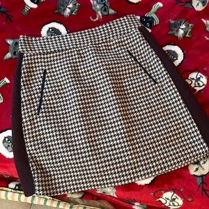 Zara plaid skirt